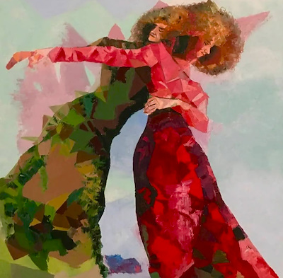Kader Kurtgöz imzalı tablo — Yağlı Boya, 110×110 cm, 8.700 TL müzayede satışı