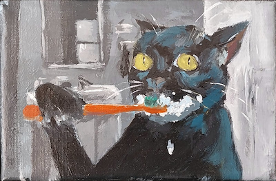 Can Babekoğlu imzalı tablo — Akrilik Boya, 10×16 cm, 1.600 TL müzayede satışı