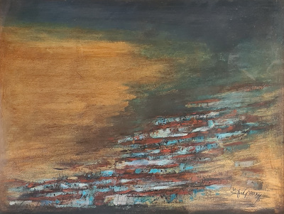 Lütfü Günay imzalı tablo — Yağlı Boya, 41×54 cm, 45.000 TL müzayede satışı