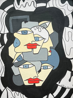 Kübra Örçün imzalı tablo — Yağlı Boya, 30×40 cm, 1.800 TL müzayede satışı