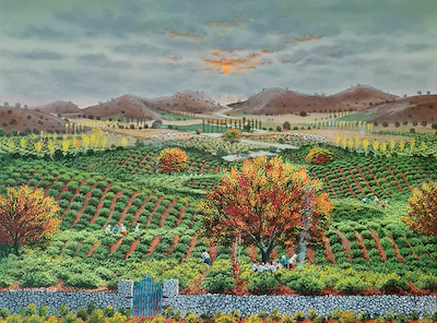 Yalçın Gökçebağ imzalı tablo — Yağlı Boya, 60×80 cm, 410.000 TL müzayede satışı