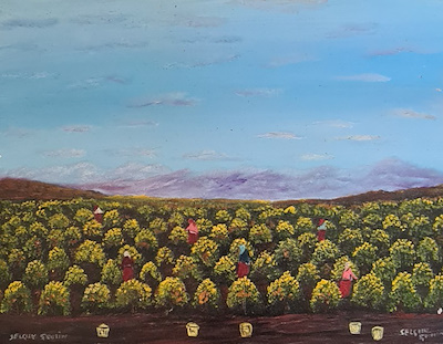 Selçuk Şahin imzalı tablo — Yağlı Boya, 27×35 cm, 16.000 TL müzayede satışı