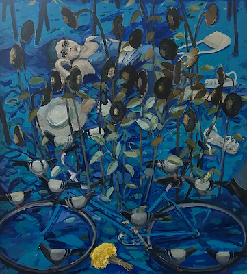 Söbütay Özer imzalı tablo — Yağlı Boya, 140×135 cm, 120.000 TL müzayede satışı