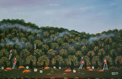 Selçuk Şahin imzalı tablo — Yağlı Boya, 45×70 cm, 16.000 TL müzayede satışı