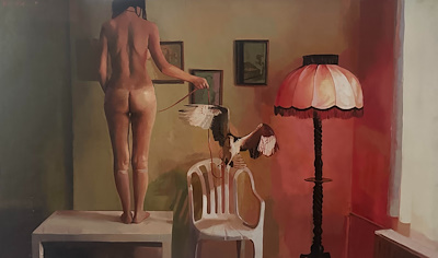 İlke Kutlay imzalı tablo — Yağlı Boya, 140×240 cm, 200.000 TL müzayede satışı