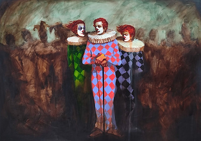 Halis Efe Saral imzalı tablo — Yağlı Boya, 180×250 cm, 250.000 TL müzayede satışı