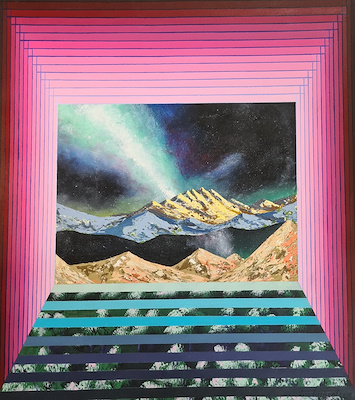 Banu Taşkent imzalı tablo — Akrilik Boya, 100×85 cm, 10.000 TL müzayede satışı