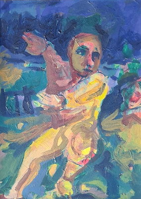 Veli Mert imzalı tablo — Yağlı Boya, 30×20 cm, 1.500 TL müzayede satışı