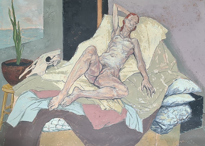 Kader Genç imzalı tablo — Yağlı Boya, 48×70 cm, 50.000 TL müzayede satışı