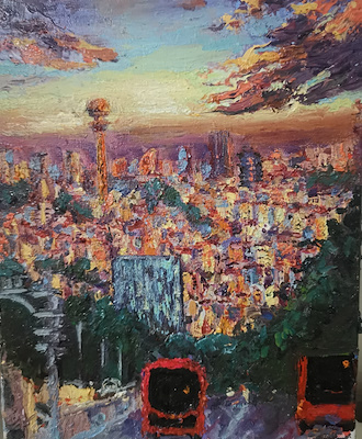 Nihal Doğan imzalı tablo — Yağlı Boya, 25×20 cm, 1.750 TL müzayede satışı
