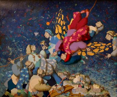 Angel Gerdzıkov imzalı tablo — Yağlı Boya, 58×69 cm, 2.500 TL müzayede satışı