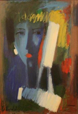 David Ughrelidze imzalı tablo — Yağlı Boya, 49×34 cm, 1.900 TL müzayede satışı
