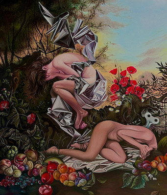 Şeyma Mol imzalı tablo — Yağlı Boya, 110×95 cm, 50.000 TL müzayede satışı