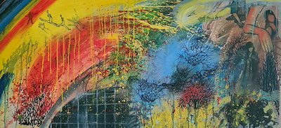 Nihat Kahraman imzalı tablo — Yağlı Boya, 45×90 cm, 10.000 TL müzayede satışı
