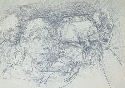 Veli Mert imzalı tablo — 24×34 cm, 2.500 TL müzayede satışı
