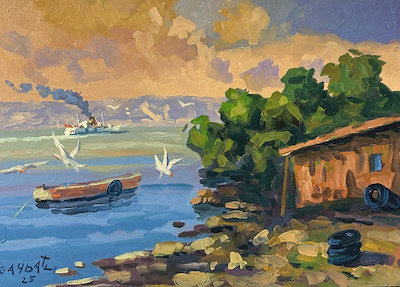 Kayhan Aybatlı imzalı tablo — Yağlı Boya, 50×70 cm, 8.500 TL müzayede satışı
