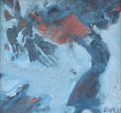Cihat Aral imzalı tablo — Yağlı Boya, 10×10 cm, 35.000 TL müzayede satışı