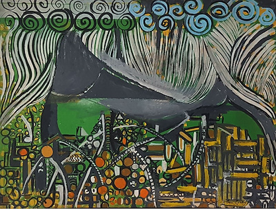 Eren Eyüboğlu imzalı tablo — Yağlı Boya, 50×64 cm, 450.000 TL müzayede satışı