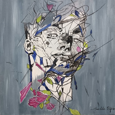 Selda Eğer imzalı tablo — Yağlı Boya, 30×30 cm, 2.500 TL müzayede satışı