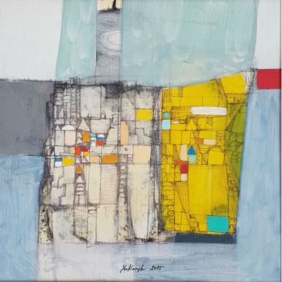 Efe Kasaplar imzalı tablo — Yağlı Boya, 40×40 cm, 800 TL müzayede satışı