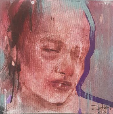 Sedigheh Fatolahzadeh imzalı tablo — Yağlı Boya, 25×25 cm, 900 TL müzayede satışı