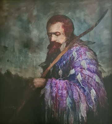 Halis Efe Saral imzalı tablo — Yağlı Boya, 115×100 cm, 80.000 TL müzayede satışı