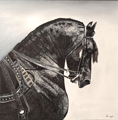 Seher Uysal imzalı tablo — Yağlı Boya, 82×82 cm, 8.500 TL müzayede satışı
