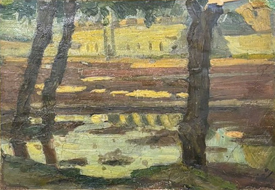 Mehmet Ali imzalı tablo — Yağlı Boya, 21×32 cm, 47.500 TL müzayede satışı