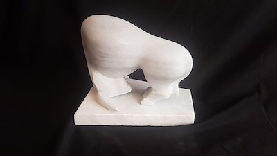 Bora Şenol imzalı tablo — 25×24 cm, 1.500 TL müzayede satışı