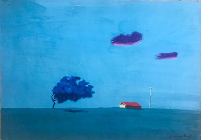 Kerem Ardahan imzalı tablo — Akrilik Boya, 100×55 cm, 5.000 TL müzayede satışı