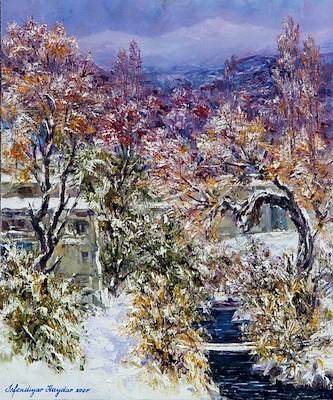 İsfendiyar Haydar imzalı tablo — Yağlı Boya, 60×50 cm, 8.500 TL müzayede satışı
