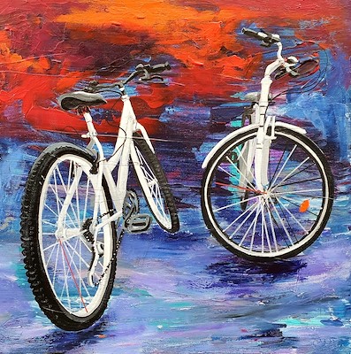 Burak Erim imzalı tablo — Akrilik Boya, 40×40 cm, 1.900 TL müzayede satışı