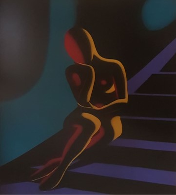 Mark Kostabi imzalı tablo — 100×75 cm, 4.750 TL müzayede satışı