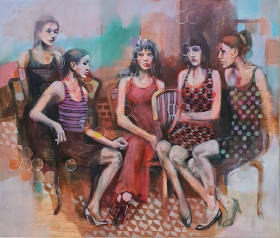 Mehmet Kanlı imzalı tablo — Akrilik Boya, 120×100 cm, 3.000 TL müzayede satışı