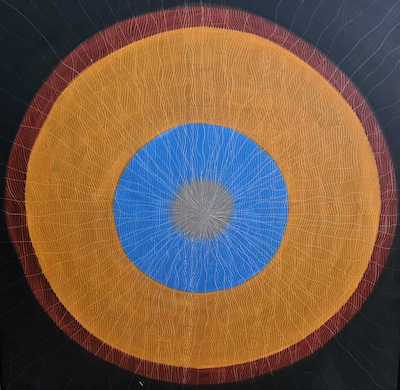 Salih Salnur imzalı tablo — Yağlı Boya, 150×150 cm, 1.400 TL müzayede satışı