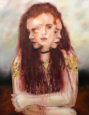 Gizem Türker imzalı tablo — Yağlı Boya, 100×80 cm, 1.100 TL müzayede satışı