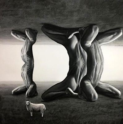 Esra Türk imzalı tablo — 100×100 cm, 4.000 TL müzayede satışı