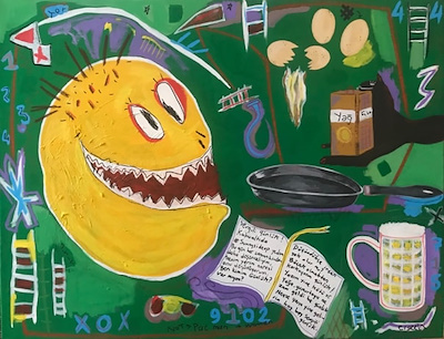 Ersen Boğutekin imzalı tablo — Karışık Teknik, 70×90 cm, 3.000 TL müzayede satışı