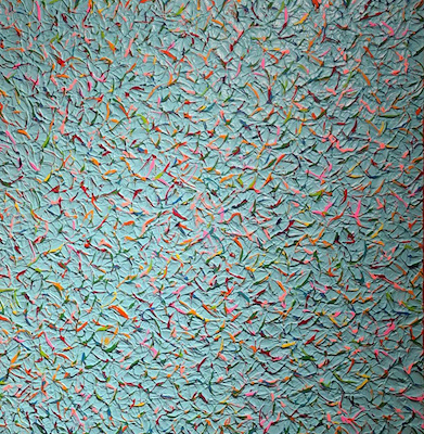 Jale Çelik imzalı tablo — Akrilik Boya, 100×100 cm, 17.000 TL müzayede satışı
