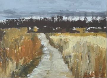 Ayşe Ekici imzalı tablo — Yağlı Boya, 9×11 cm, 550 TL müzayede satışı