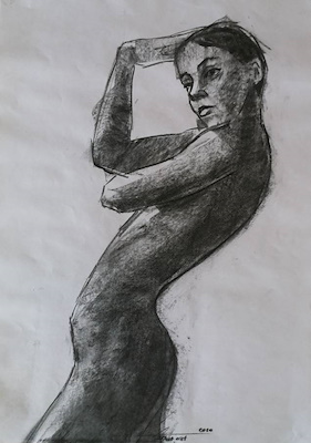 Ferhat Arat imzalı tablo — Hat, 42×29 cm, 200 TL müzayede satışı