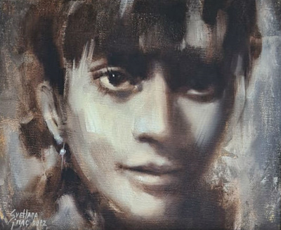 Svetlana İnaç imzalı tablo — Yağlı Boya, 21×25 cm, 1.000 TL müzayede satışı