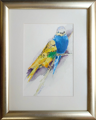 Sevinç imzalı tablo — Sulu Boya, 26×32 cm, 1.000 TL müzayede satışı