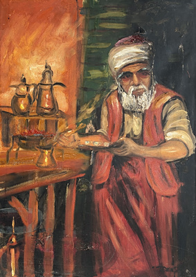 Derviş imzalı tablo — Yağlı Boya, 100×70 cm, 1.000 TL müzayede satışı