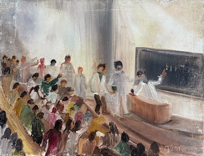 Günnur Pres imzalı tablo — Yağlı Boya, 41×32 cm, 1.100 TL müzayede satışı