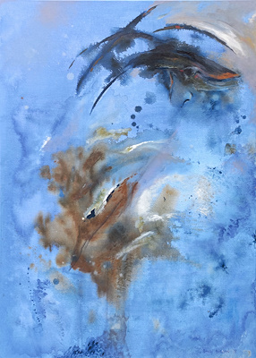 Bengi Bircan imzalı tablo — Karışık Teknik, 70×100 cm, 2.750 TL müzayede satışı