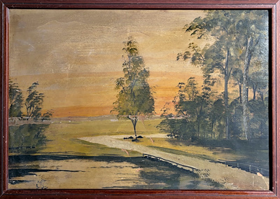 Peyzaj imzalı tablo — Yağlı Boya, 72×51 cm, 1.200 TL müzayede satışı