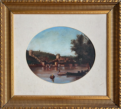 E . Tozer imzalı tablo — Yağlı Boya, 55×50 cm, 1.500 TL müzayede satışı