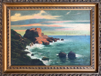 Antika Peyzaj imzalı tablo — Yağlı Boya, 38×50 cm, 1.200 TL müzayede satışı