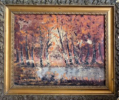 Haydar imzalı tablo — Yağlı Boya, 41×34 cm, 1.000 TL müzayede satışı